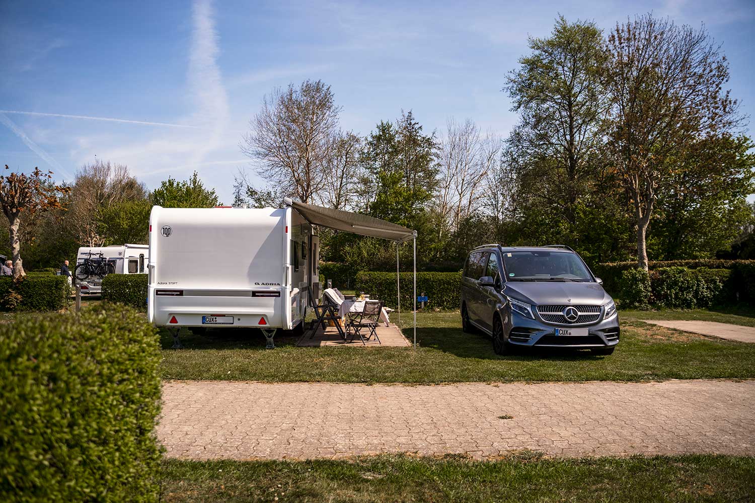 Kategorie L Stellplatz-Beispiel, ca. 90m² Grundfläche