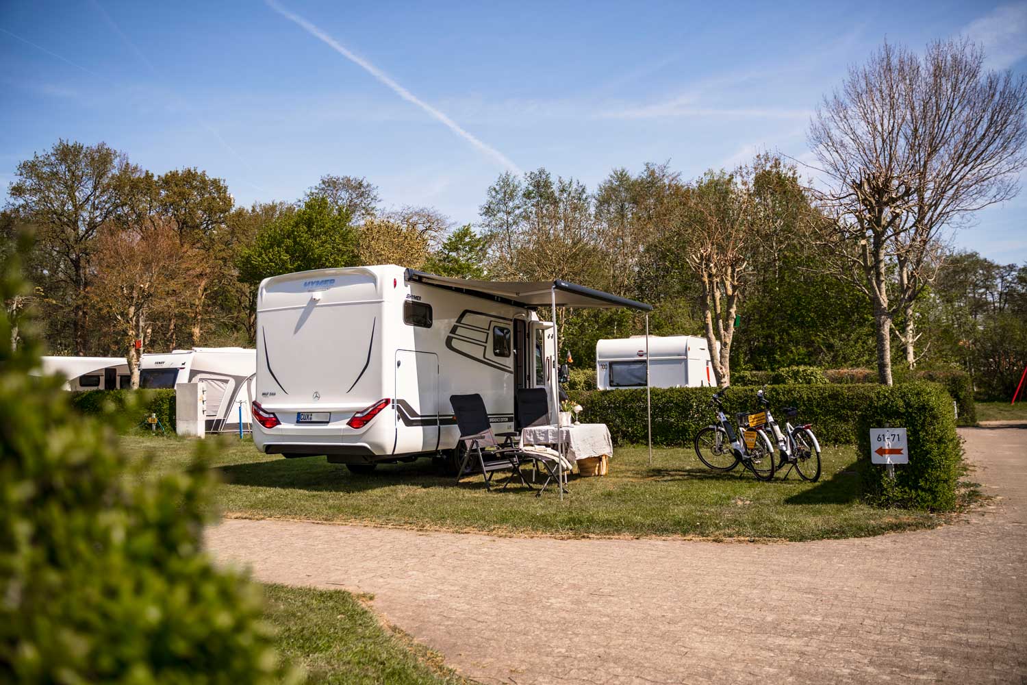 Stellplatz-Beispiel Kategorie M. ca. 80m² Grundfläche